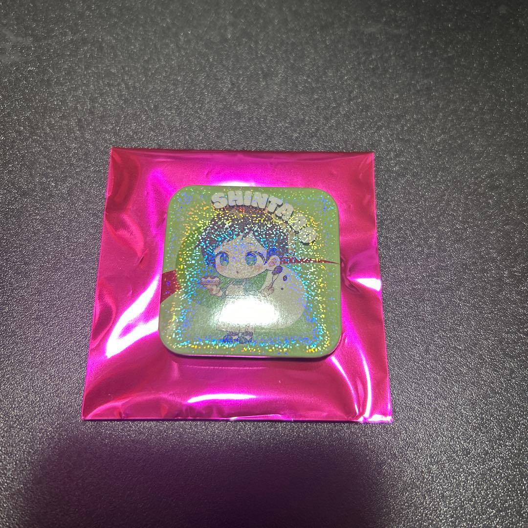 高田村交易所 しんたろー 正方形缶バッジ A ホロ バレンタイン - メルカリ