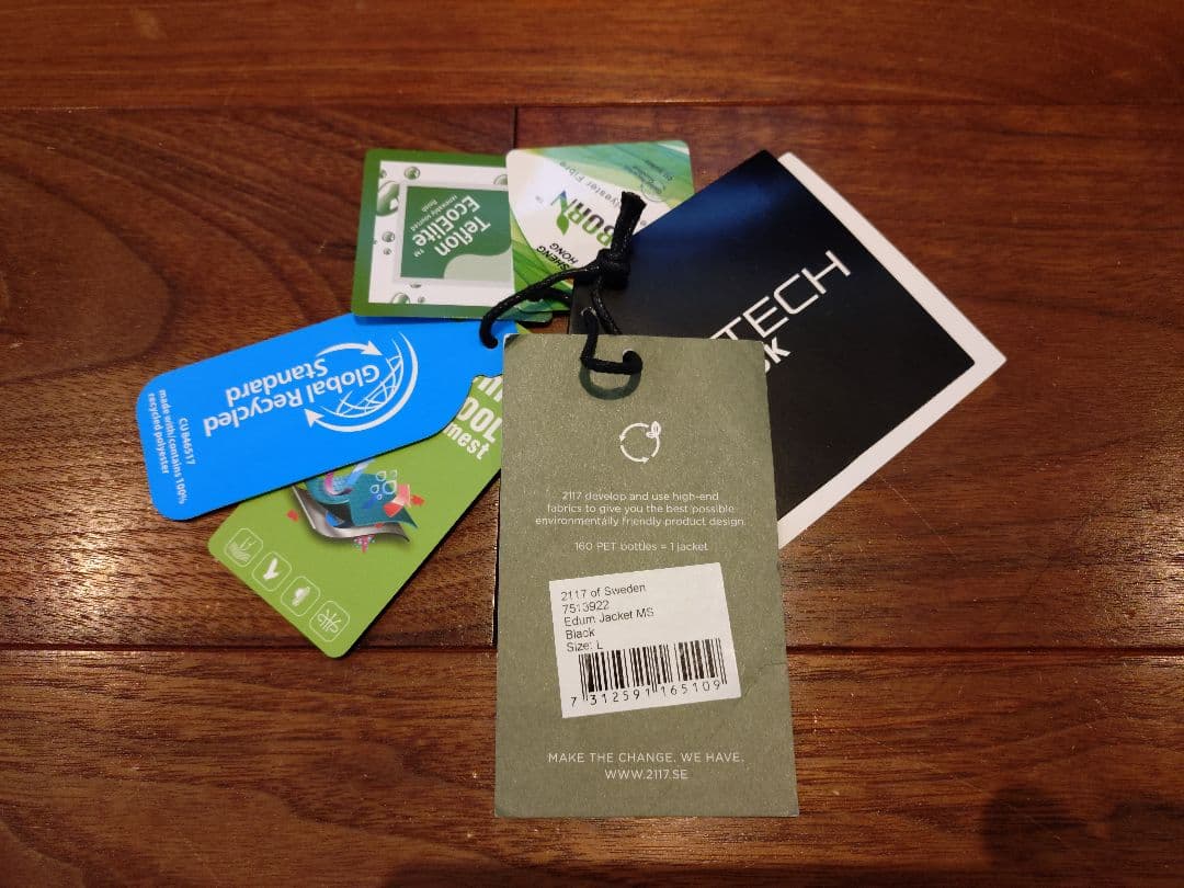 《ひろ》美品 2117 of Sweden Edum ジャケット L 黒