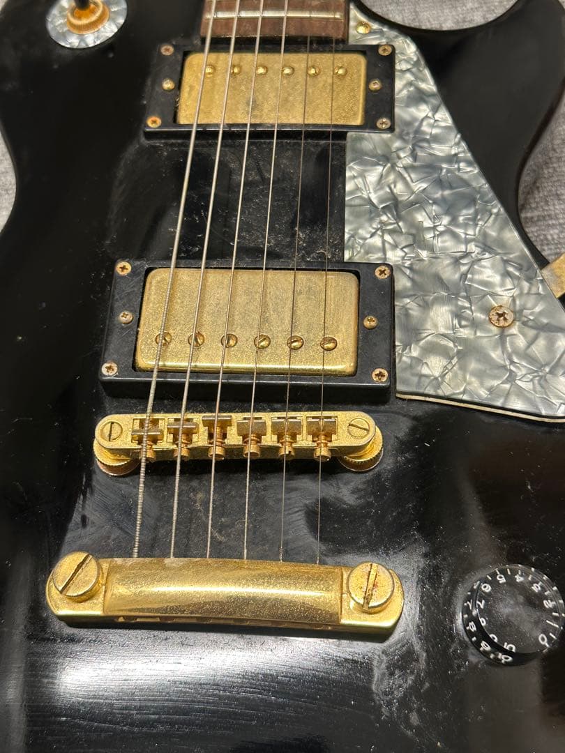 Epiphone レスポール エレキギター ブラック/ゴールド