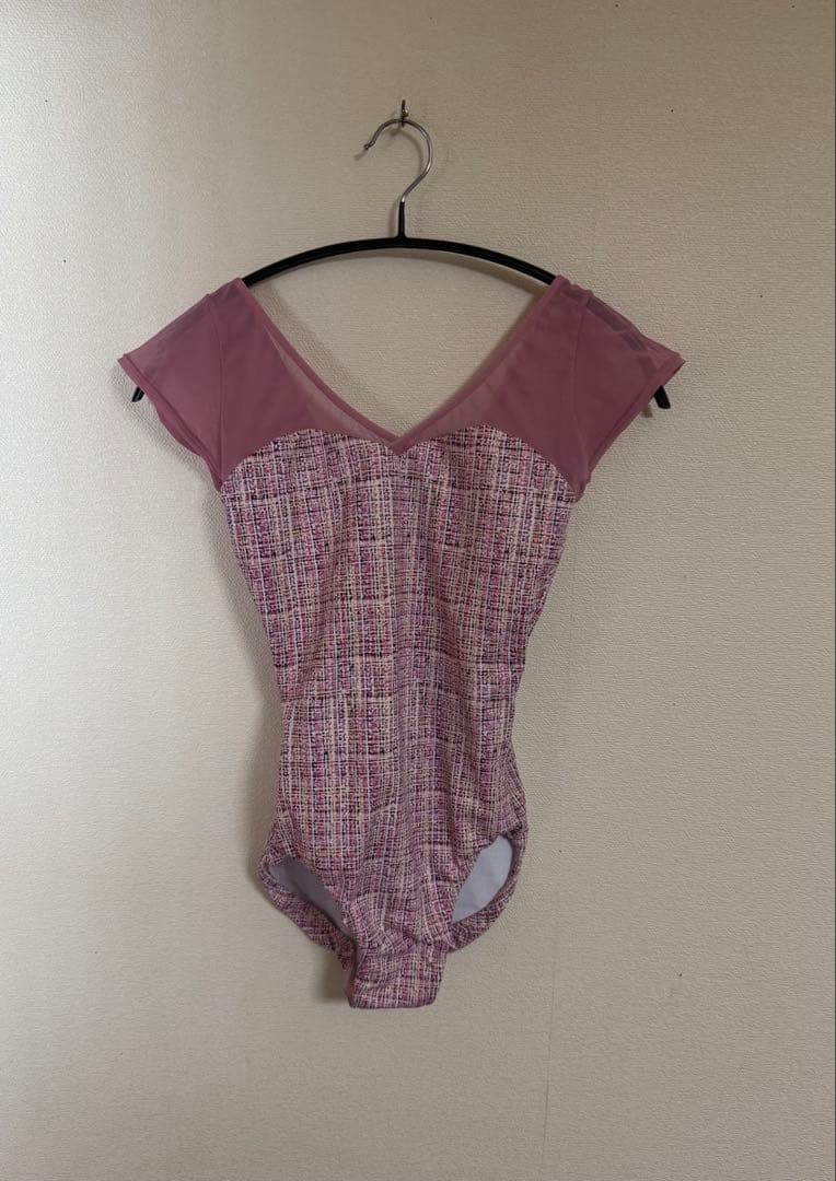 stina スティナ レオタード 復刻版 ツイード ピンク M バレエ - メルカリ