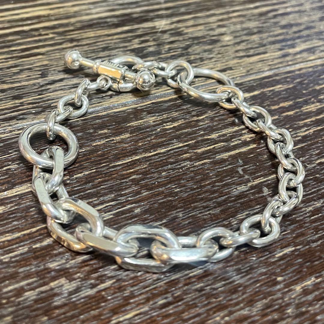レア極美品　buff ブレスレット　アンカー　チェーン　メンズ　925 シルバー レア極美品 buff ブレスレット アンカー チェーン メンズ 925 シルバー