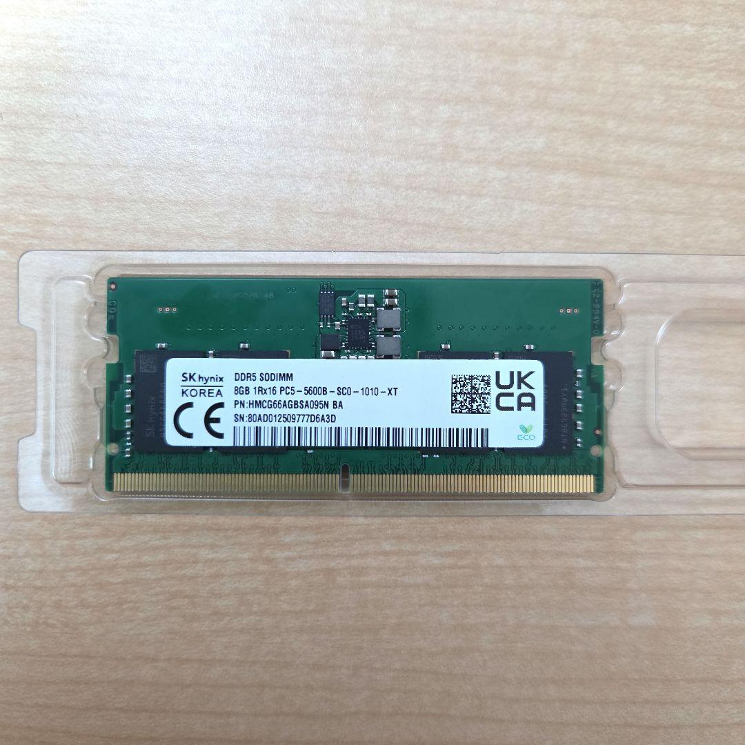 SK hynix DDR5 8GB SO-DIMM 5600MHz - メルカリ