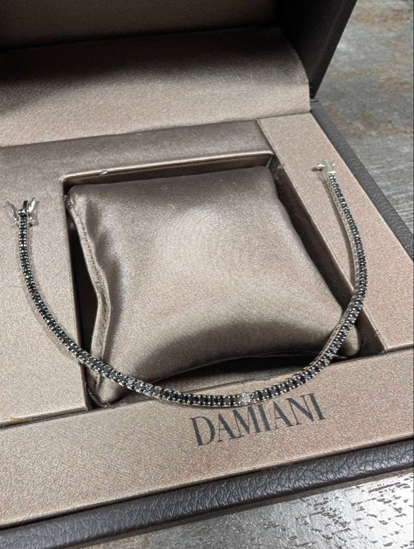 ダミアーニ ルーチェ ブラック ダイヤモンド ブレスレット・干場コラボモデル ダミアーニ メンズ向けに、ブラックダイヤモンド ブレスレット