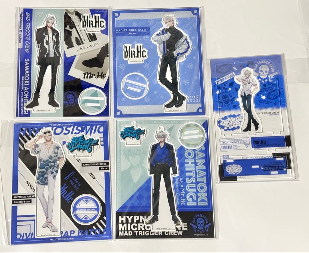 ヒプノシスマイク 碧棺左馬刻 アクリルスタンド セット 開封済み