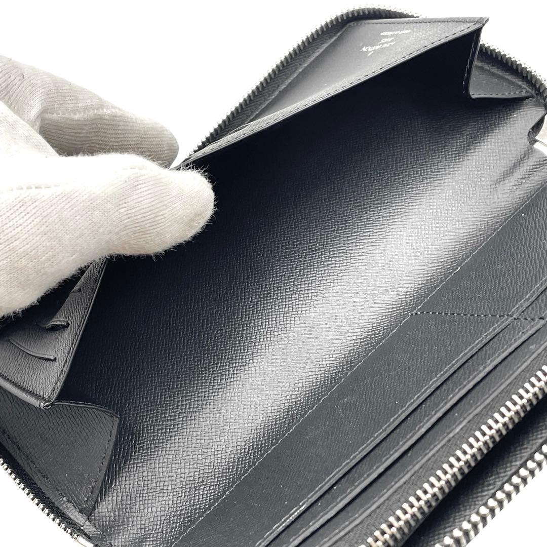 《未使用品》ルイヴィトン ダミエ グラフィット 長財布 ジッピーヴェルティカル