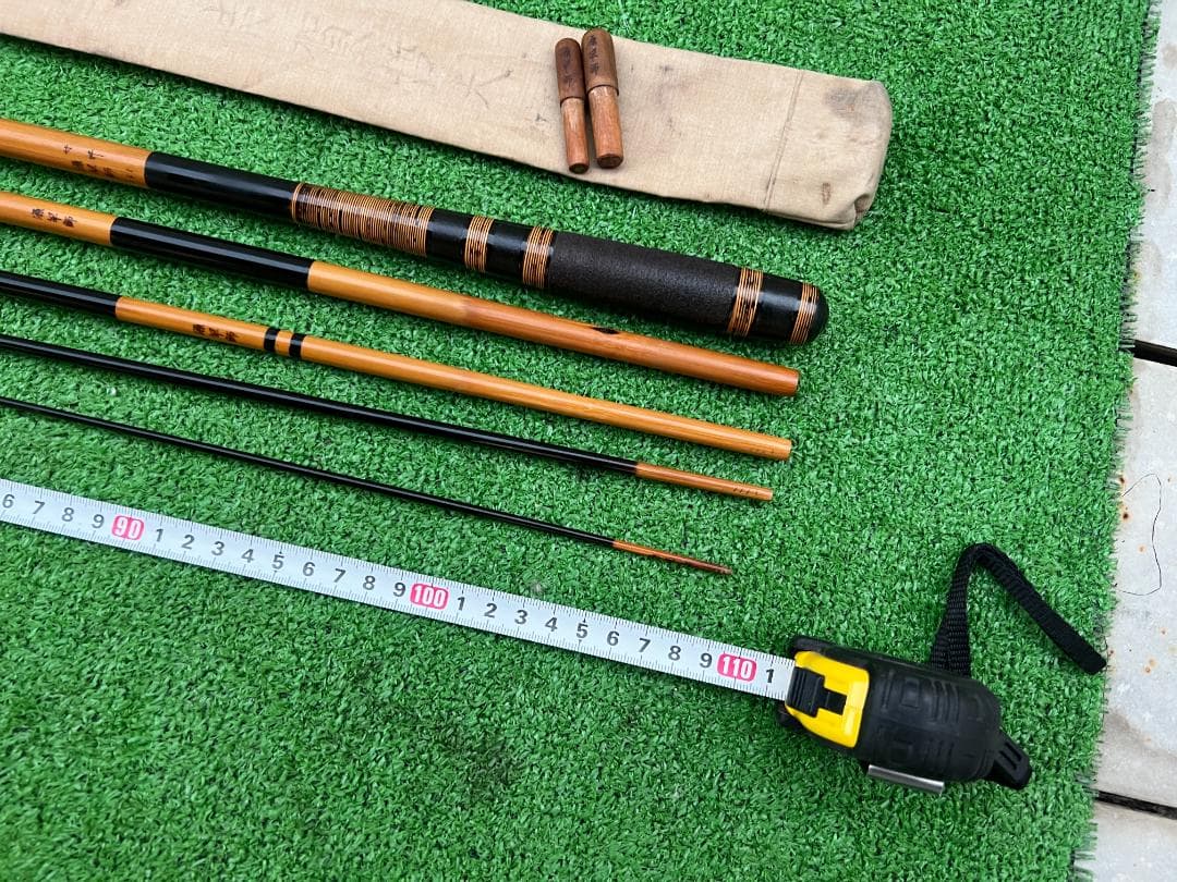 和*ー様 ヘラブナ竿 和竿 竹竿 【源竿師 / 竹粋】16尺