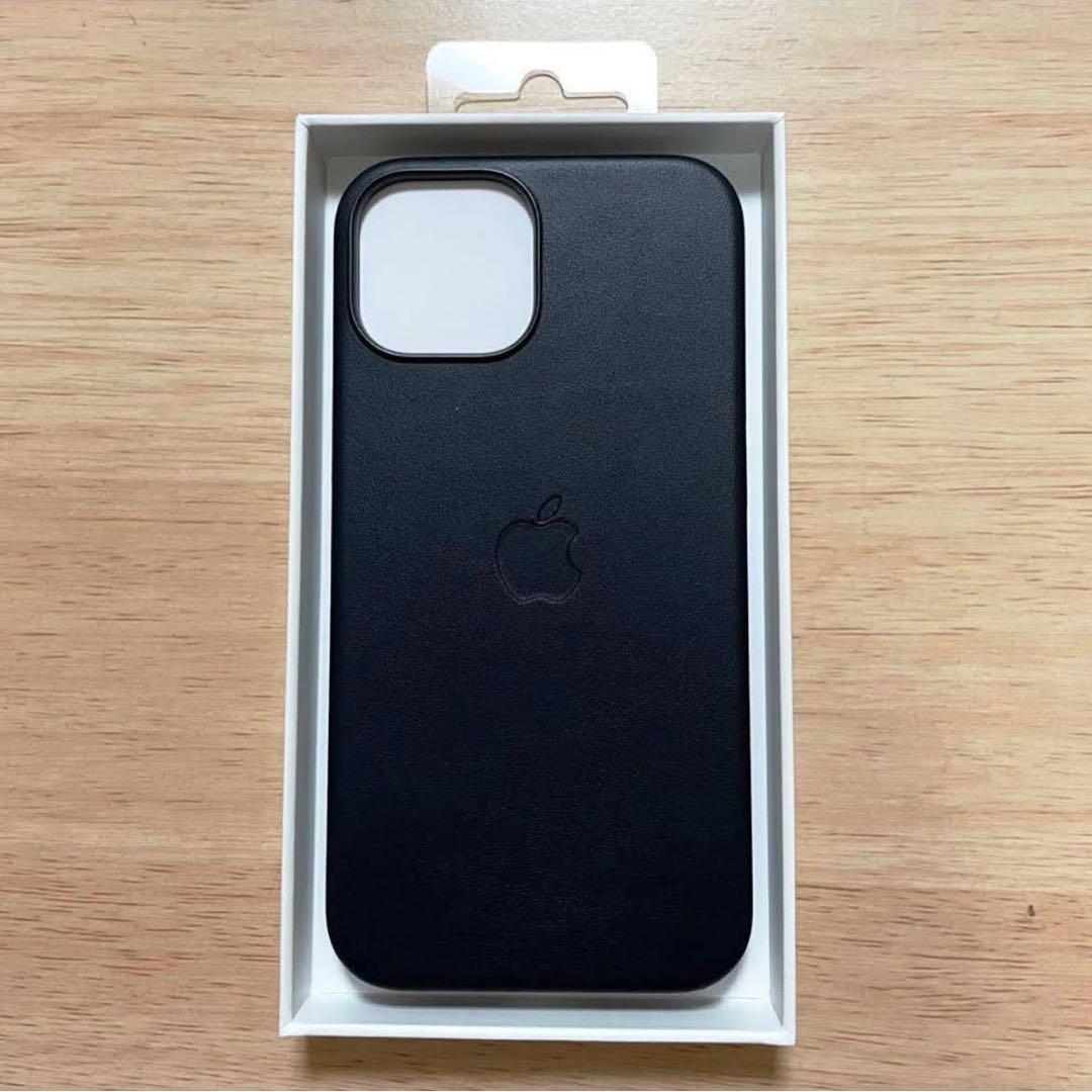✨新品✨Apple純正 iPhone 13 mini レザーケース・ミッドナイト - メルカリ