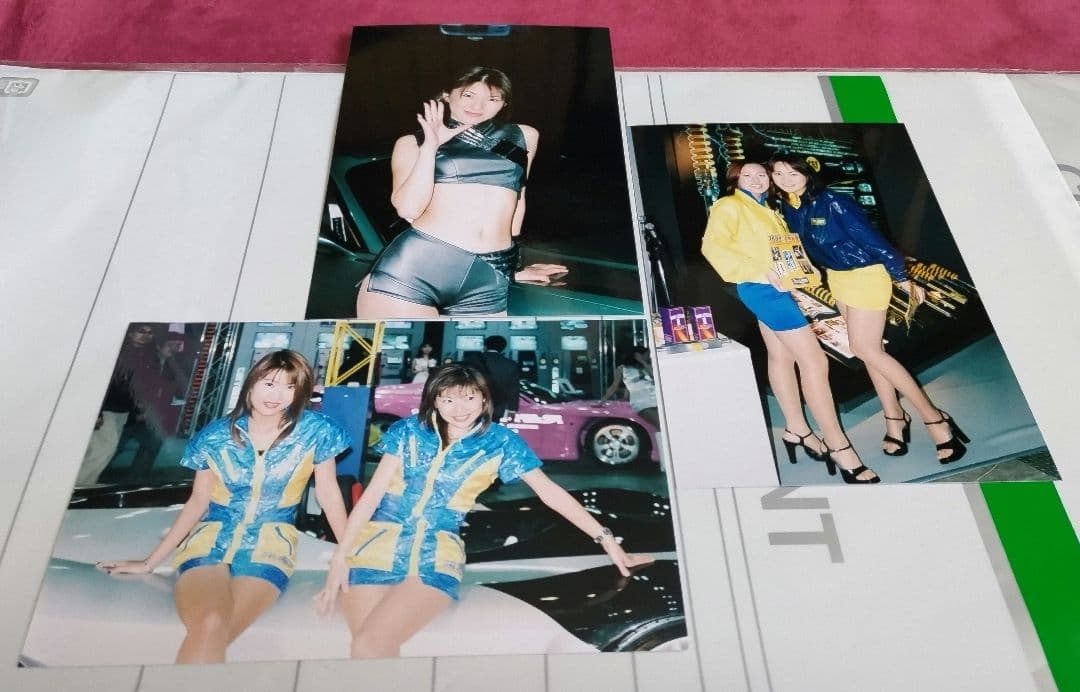 レースクイーン 写真 はがきサイズ 3枚 早野久美子 杉村陽子 ほか