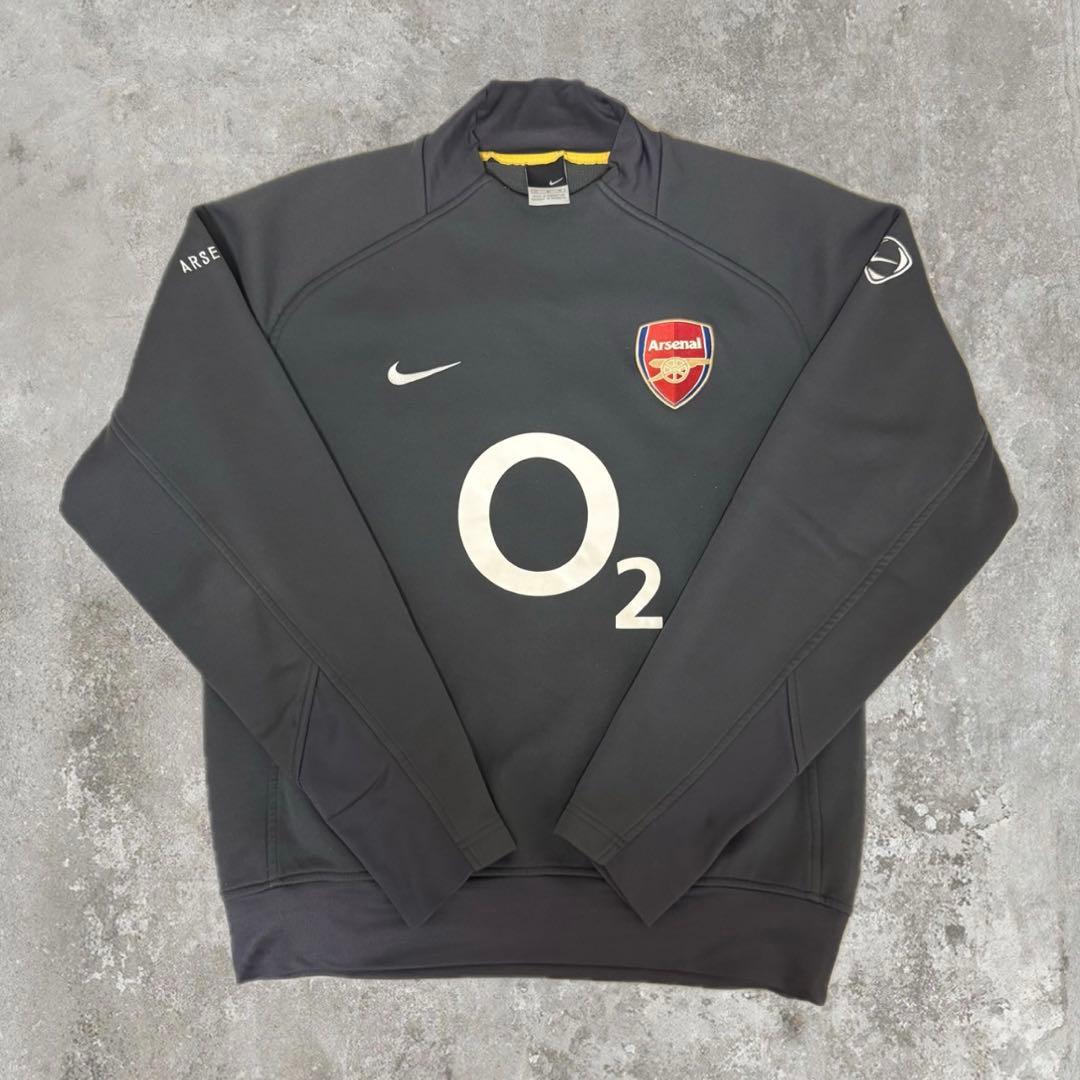 希少　NIKE アーセナル　スウェット　O2 ユニフォーム　05/06 希少 NIKE アーセナル スウェット O2 ユニフォーム 05/06 - メルカリ