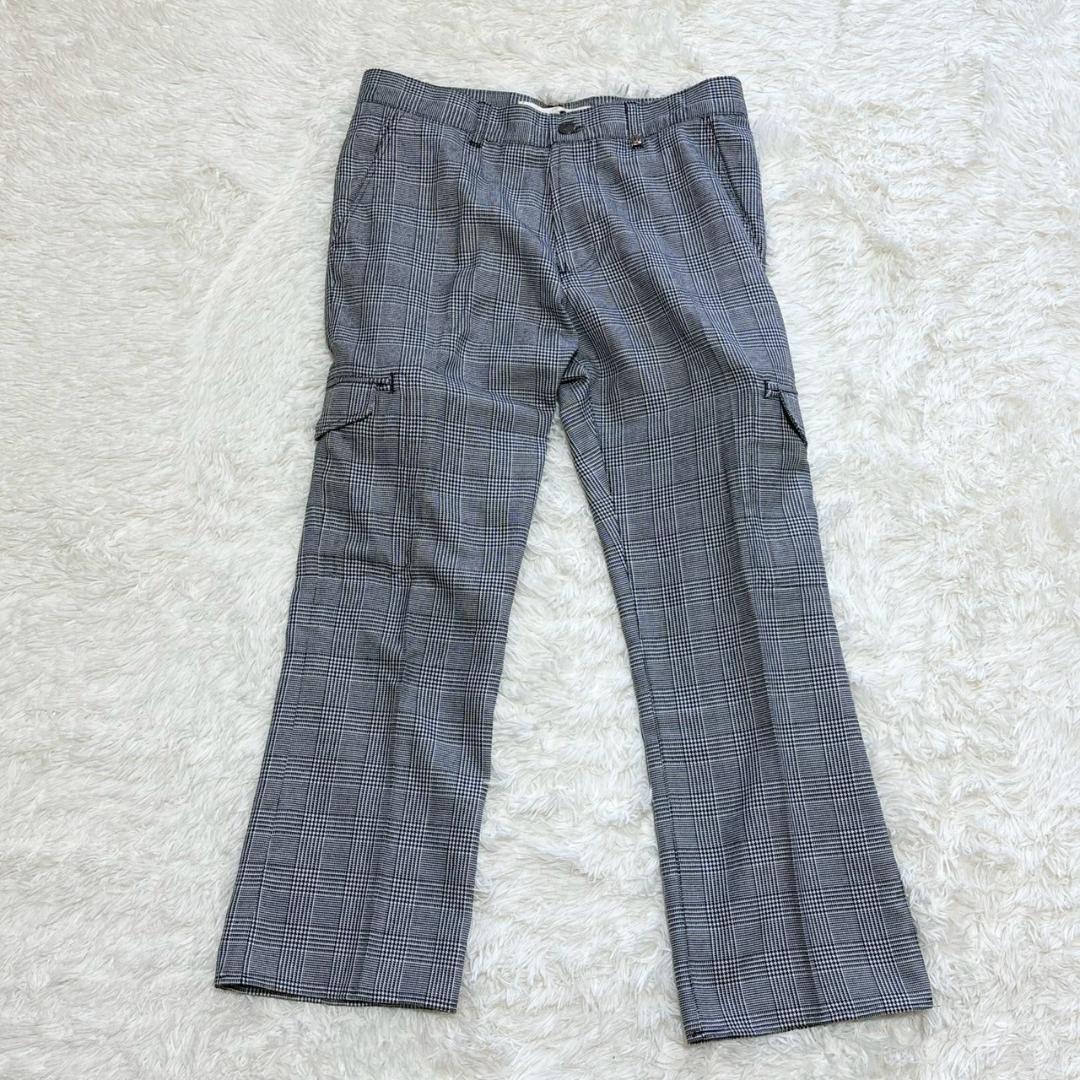 MARK&LONA チェック柄カーゴパンツ S ゴルフ メンズ キムタク - メルカリ