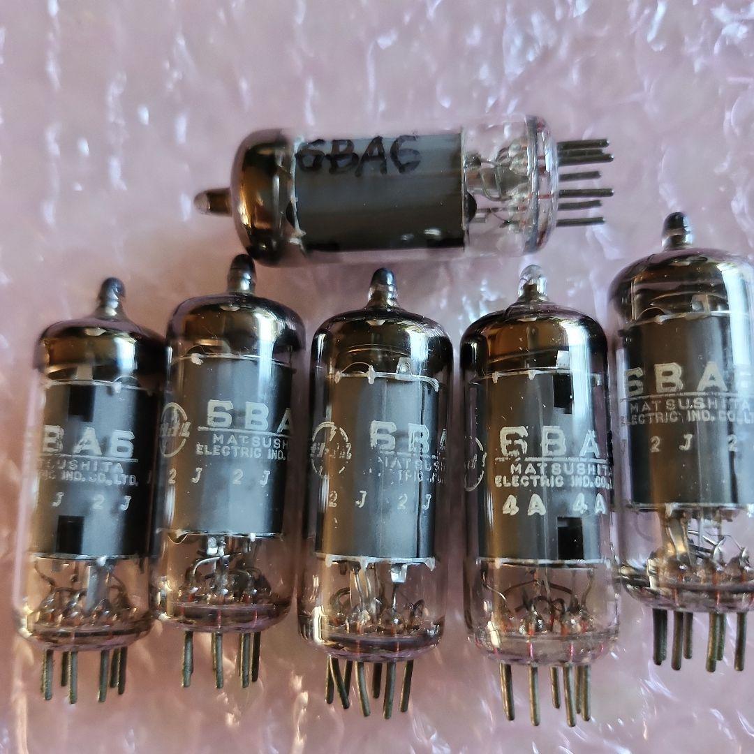 MATSUSHITA 6BA6 真空管 6本セット - メルカリ