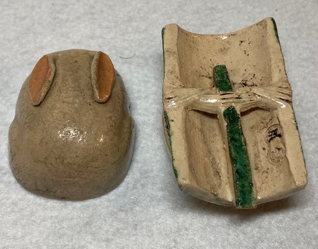 B275h「うさぎ香合」槙江山作 愛媛 伊予 江山焼 香道具 茶道具 - メルカリ