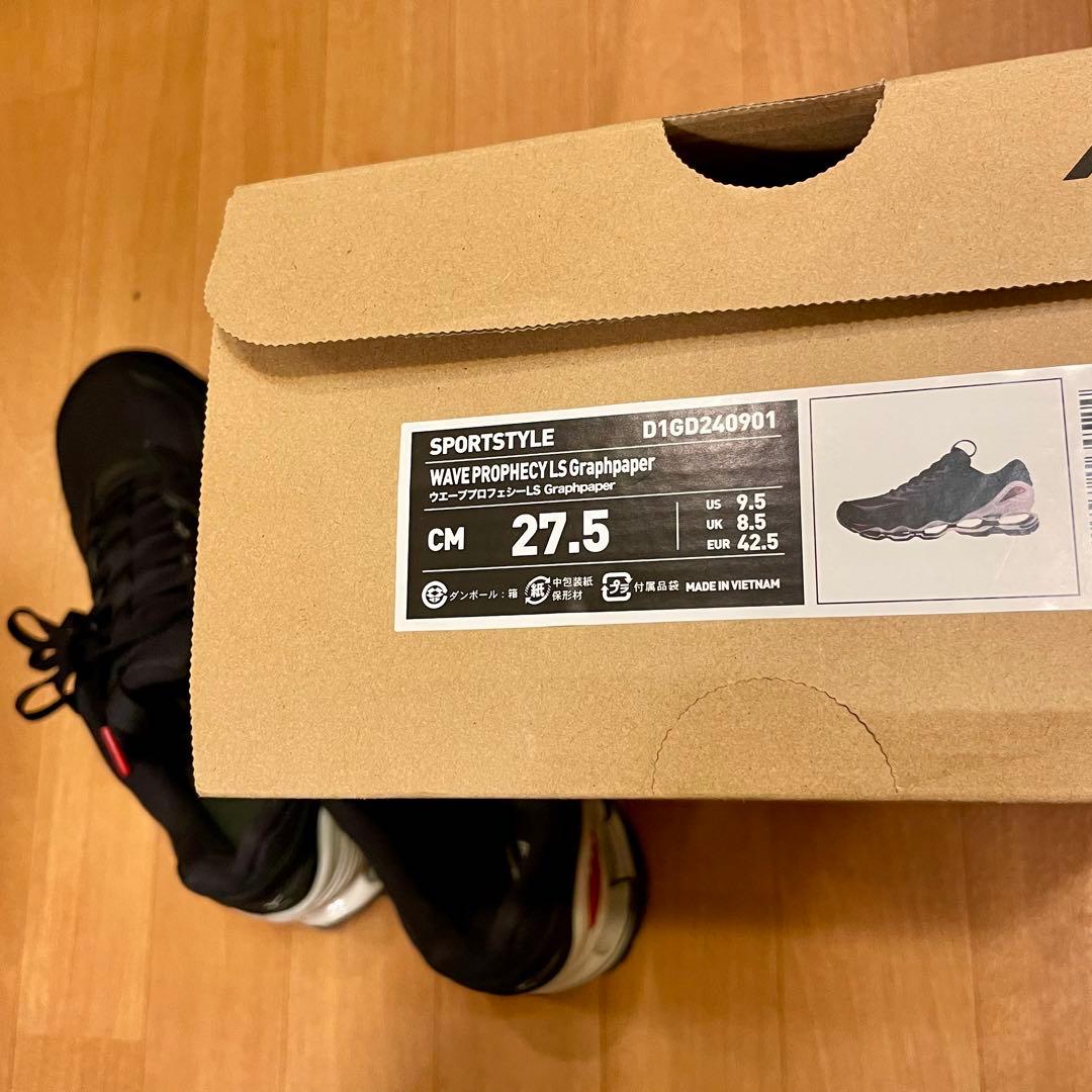 ま*6様 mizuno prophecy ls graphpaper 27.5c
