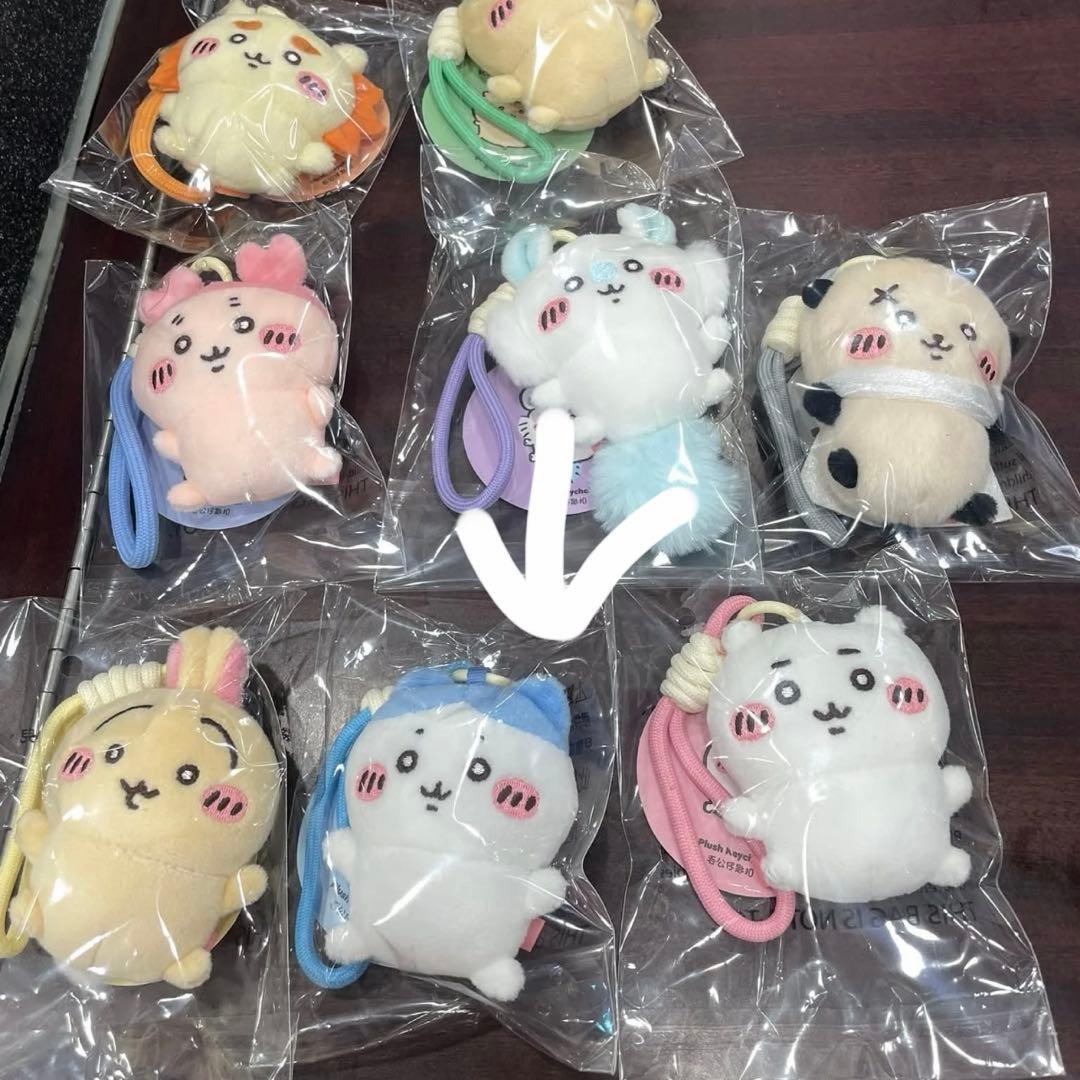 香港限定 ちいかわ セブンイレブン まんまる目 ハチワレ ぬいぐるみ