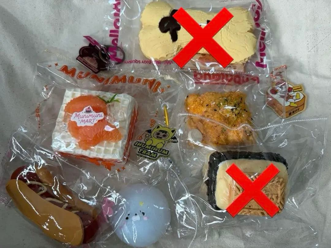 スクイーズ6点セットメロジョイ kikisquishy ムニムニマートまとめ売り