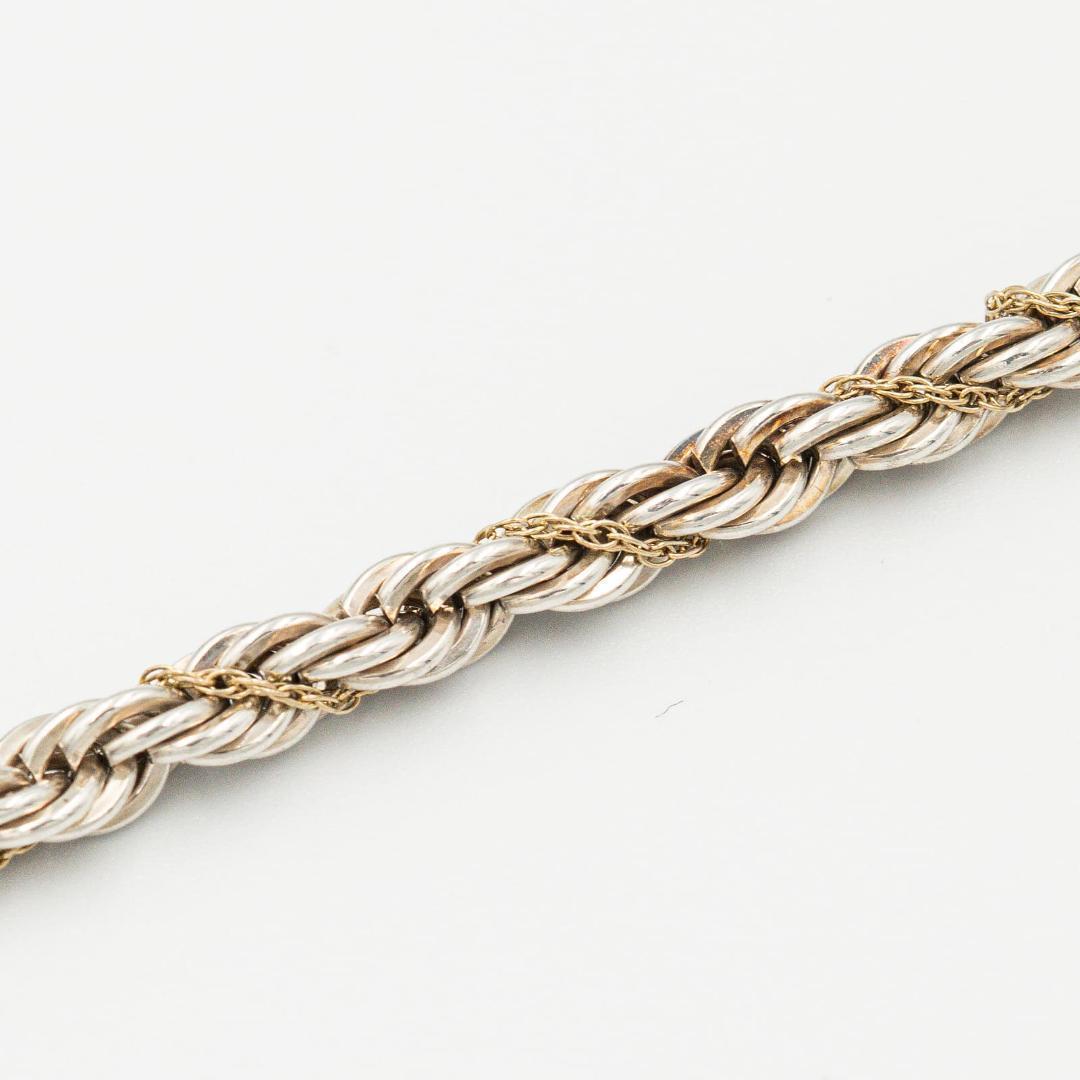 ヴィンテージ ティファニー ツイストロープ ブレスレット 18.7cm 90年代