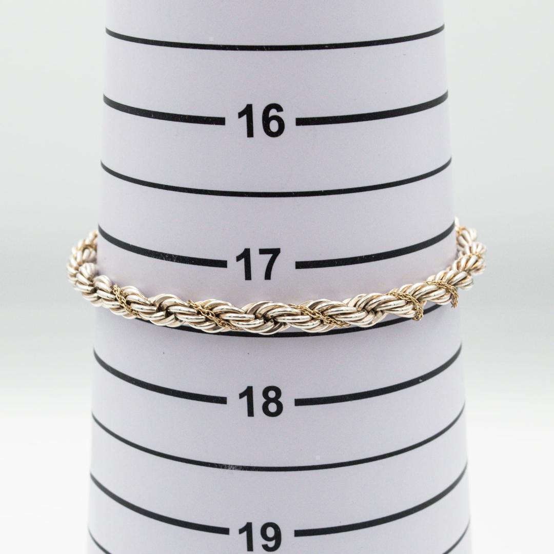 ヴィンテージ ティファニー ツイストロープ ブレスレット 18.7cm 90年代