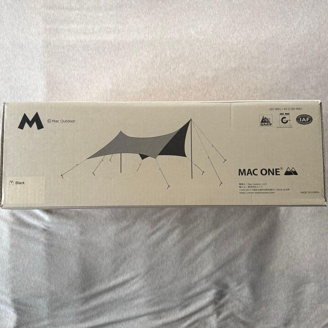 黒L新品 Mac Outdoor Mac One ヘキサ タープ ブラック - メルカリ