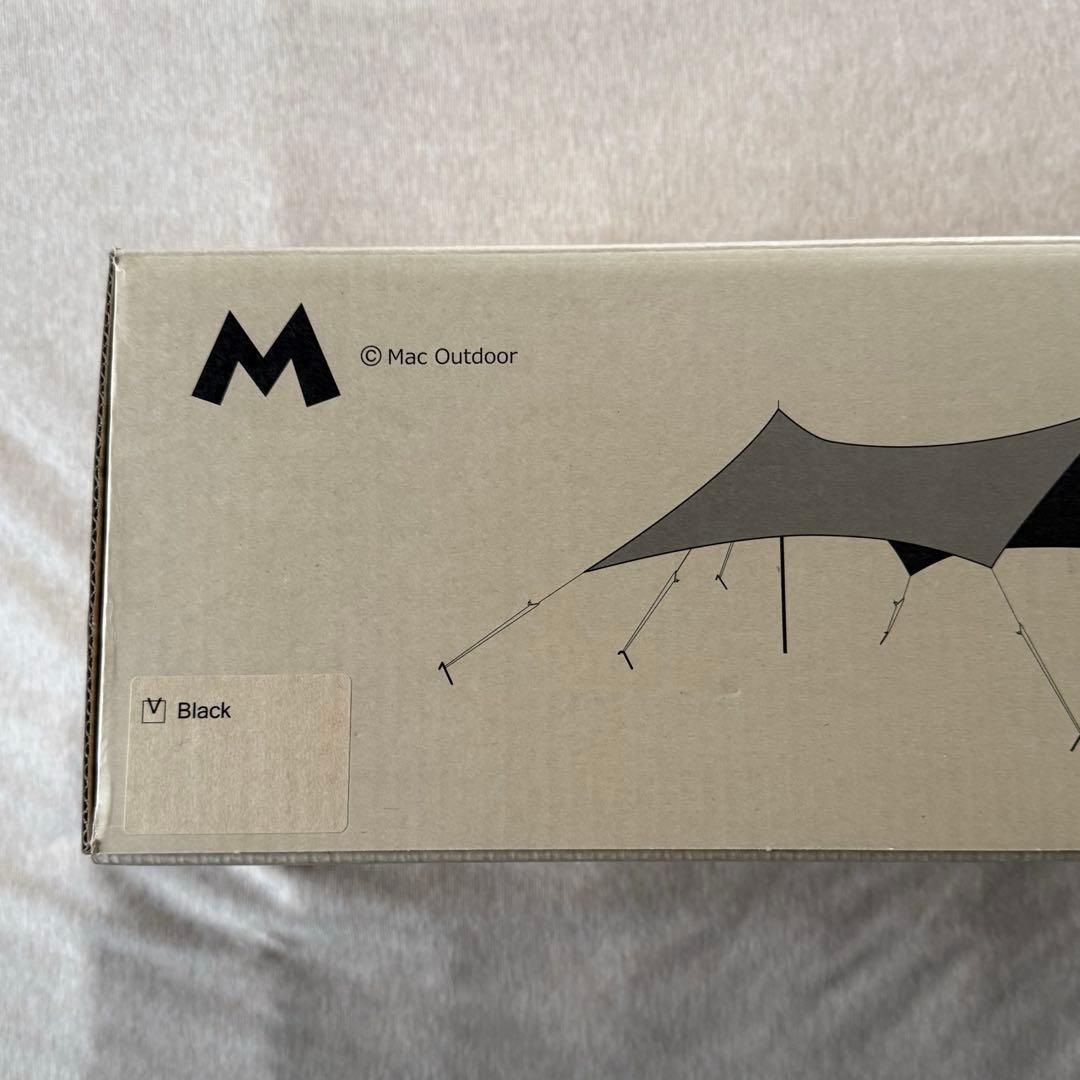 黒L新品 Mac Outdoor Mac One ヘキサ タープ ブラック - メルカリ
