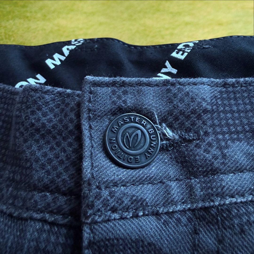 マスターバニー パンツ 迷彩柄 総柄 L〜XL相当 黒 グレー コットン素材