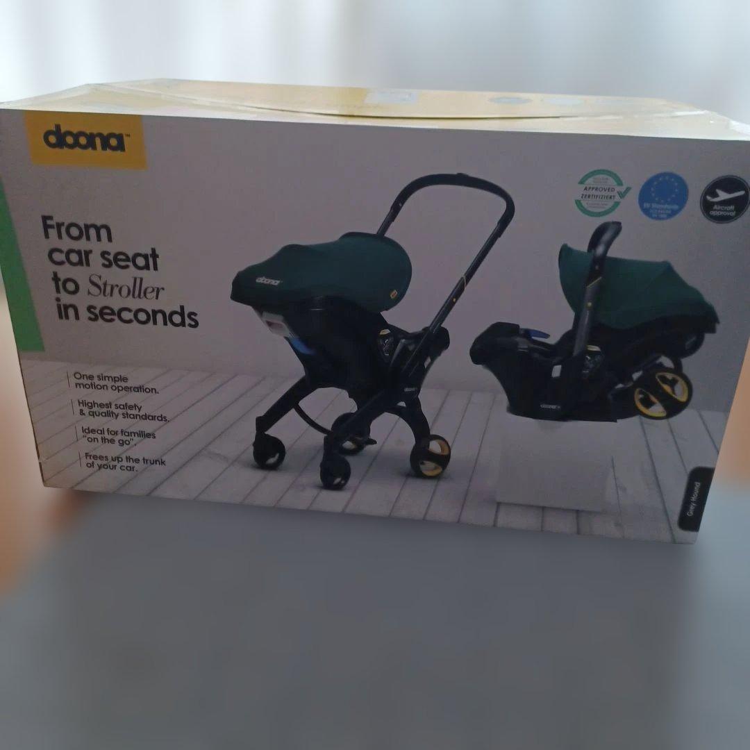 ドゥーナベビーカー グレー 箱つき