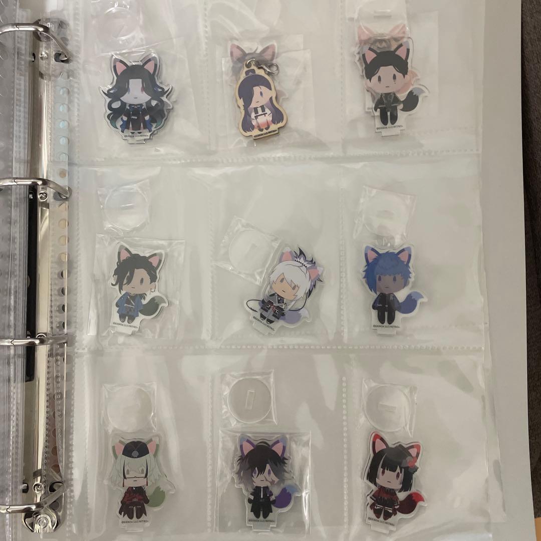 刀剣乱舞の日本刀と未来展　御供散歩きつね　ミニアクリルスタド　コンプリートセット