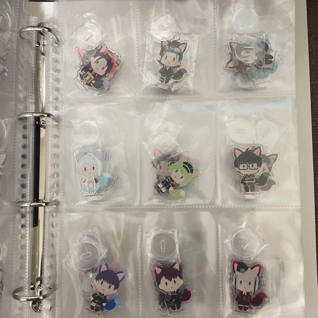 刀剣乱舞の日本刀と未来展　御供散歩きつね　ミニアクリルスタド　コンプリートセット