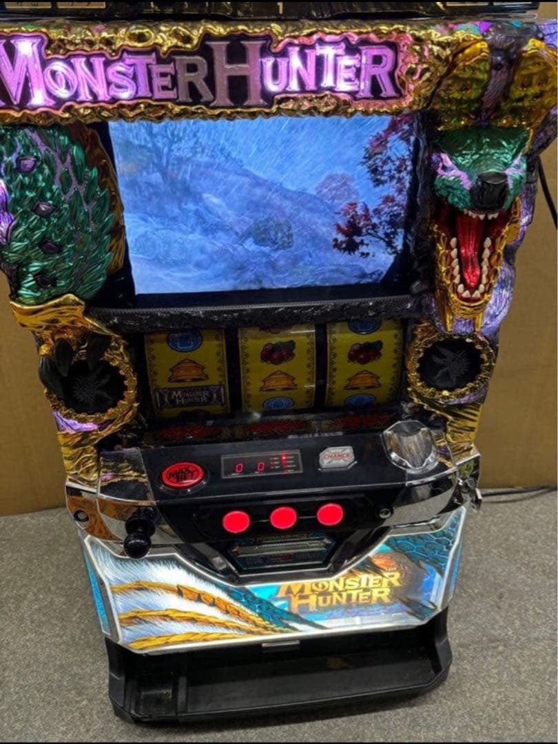 5号機 モンスターハンター 月下雷鳴 実機 家庭用フルセット！