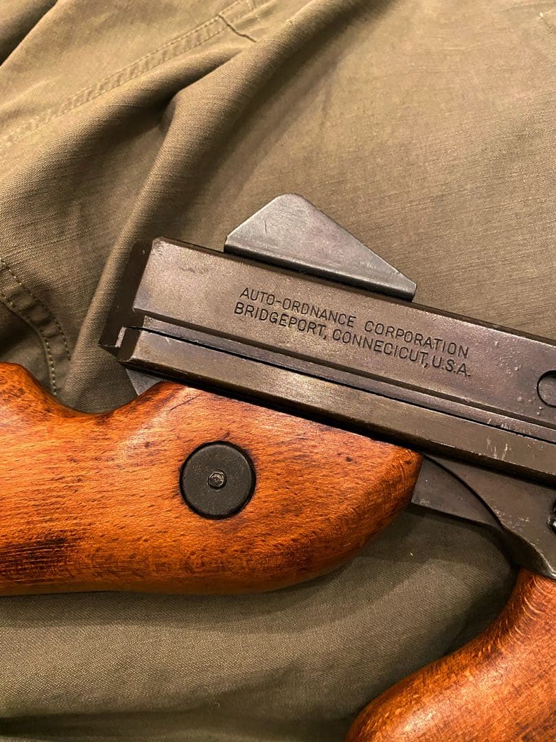 絶版名銃 未発火 東京CMC トンプソンM1 発火モデルガン 動作◎ SMG適合