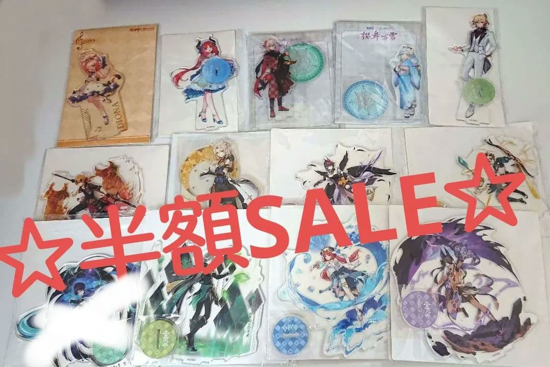 原神 まとめ売り GiGO アクスタ スイパラ 缶バッジ クリアファイル