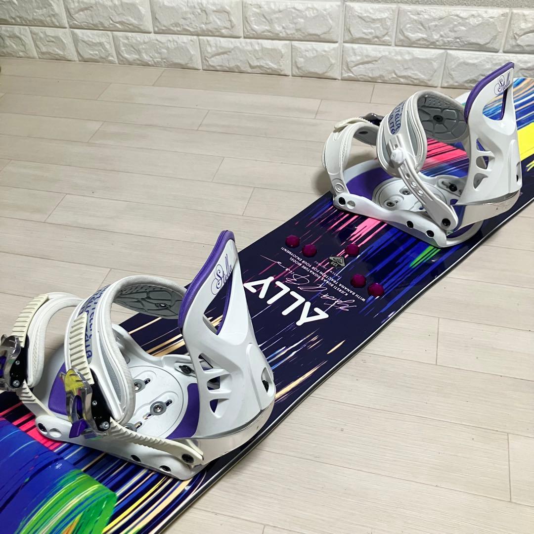 バック付/ROXY ALLY ロキシー スノーボード ロッカーボードセット139