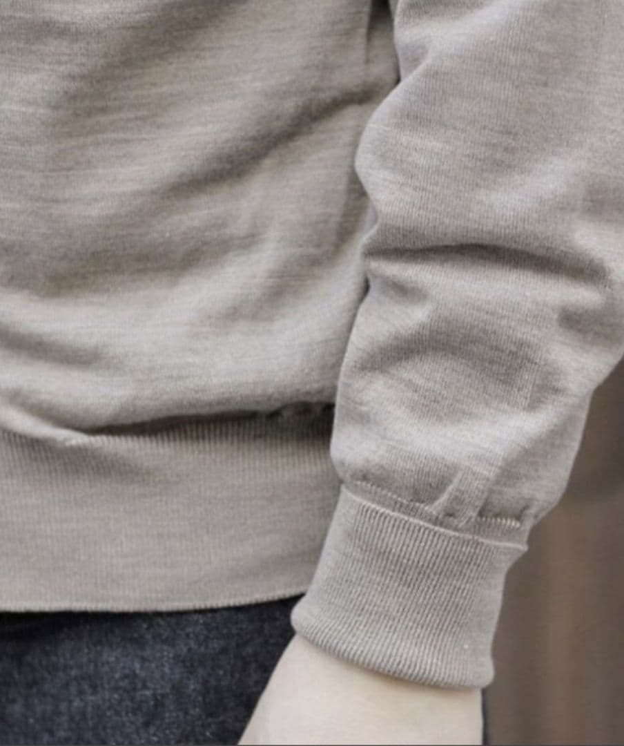 極美品24AW BATONER BABY WOOL POLO CARDIGAN