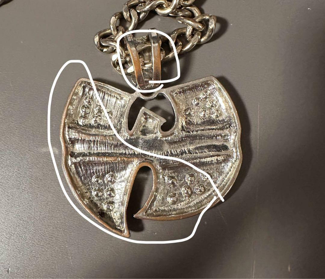 当時物 wu-tang clan ウータンクランネックレス bboy シルバー - メルカリ