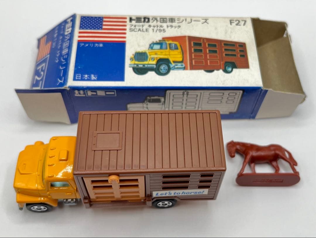 トミカ 日本製 青箱 F27 フォード キャトルトラック - メルカリ