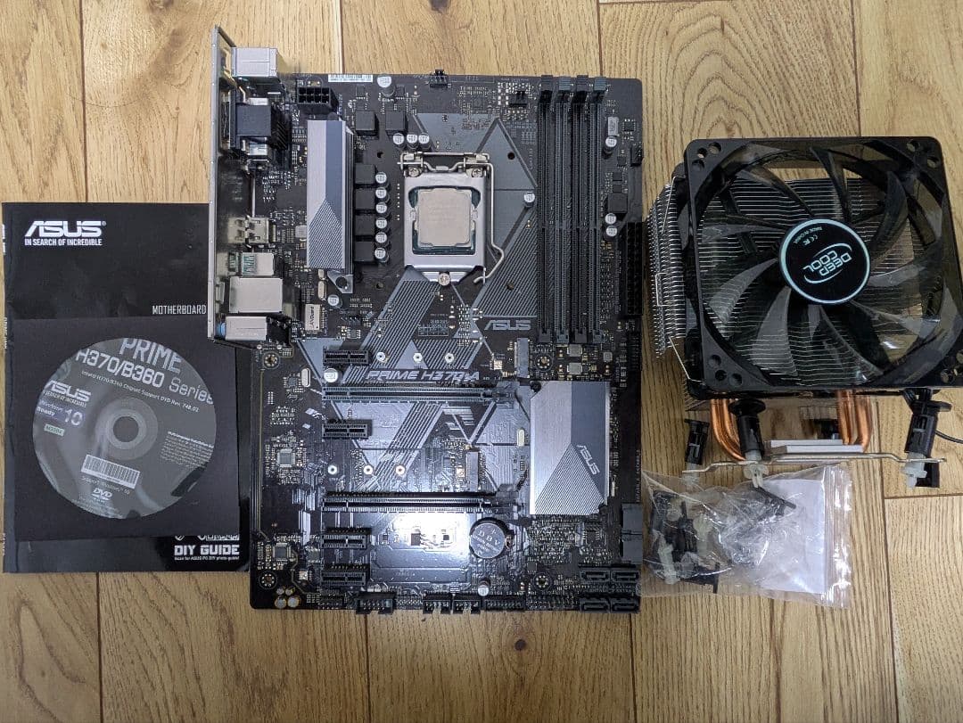 Core i7 8700+ASUS Prime H370A+CPUクーラー