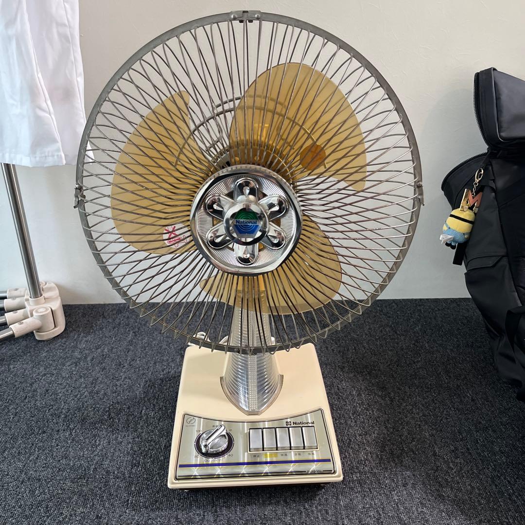 National 光る レトロ扇風機　※ジャンク National 光る レトロ扇風機 ※ジャンク National 光る レトロ扇風機