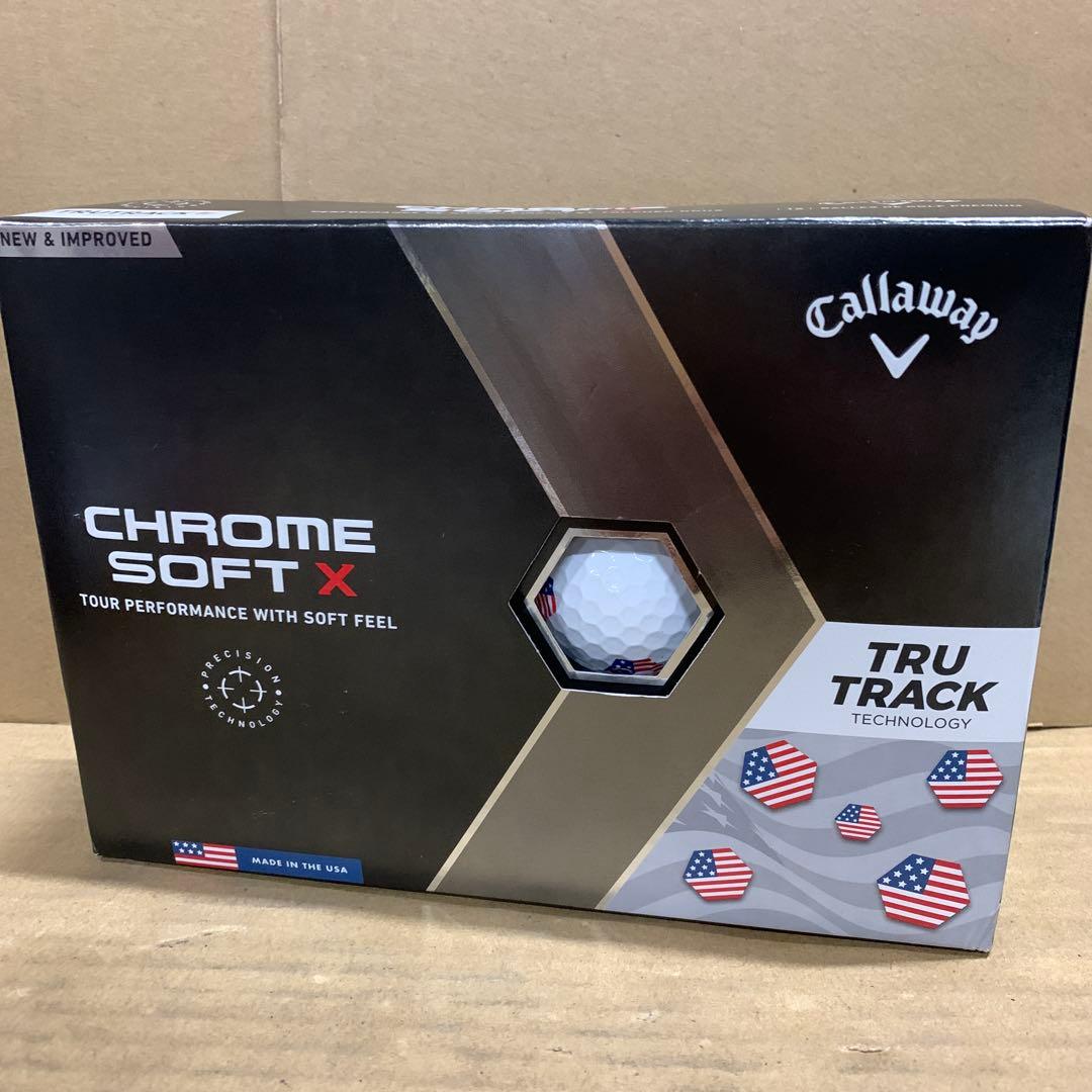新品　Callaway BL CG CHRMSFT X USA TRUTRK Callaway（キャロウェイ） 日本正規品 CHROME SOFT TRUTRACK(クロム