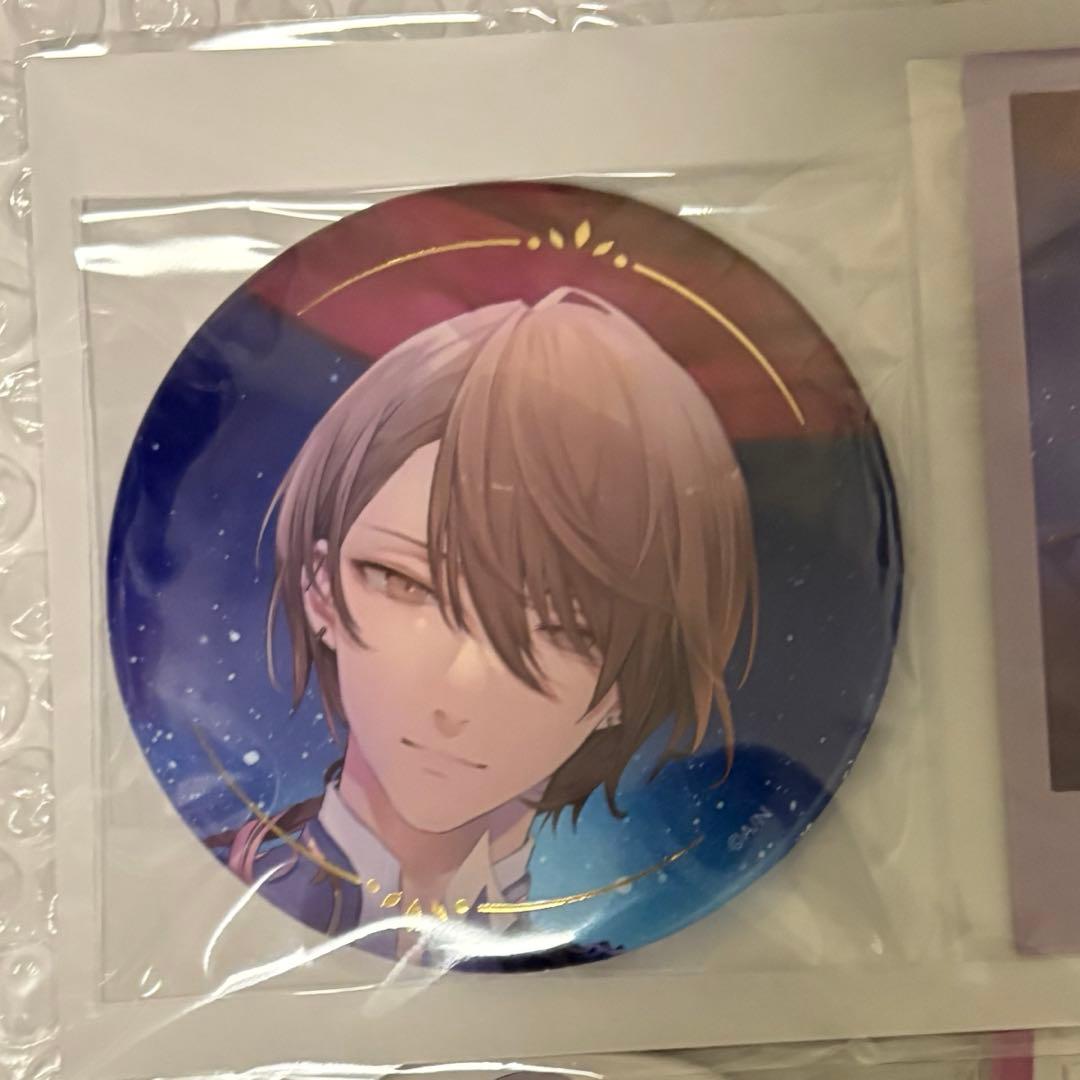 にじさんじ 加賀美ハヤト 2025 誕生日グッズ 箔押し缶バッジ - メルカリ