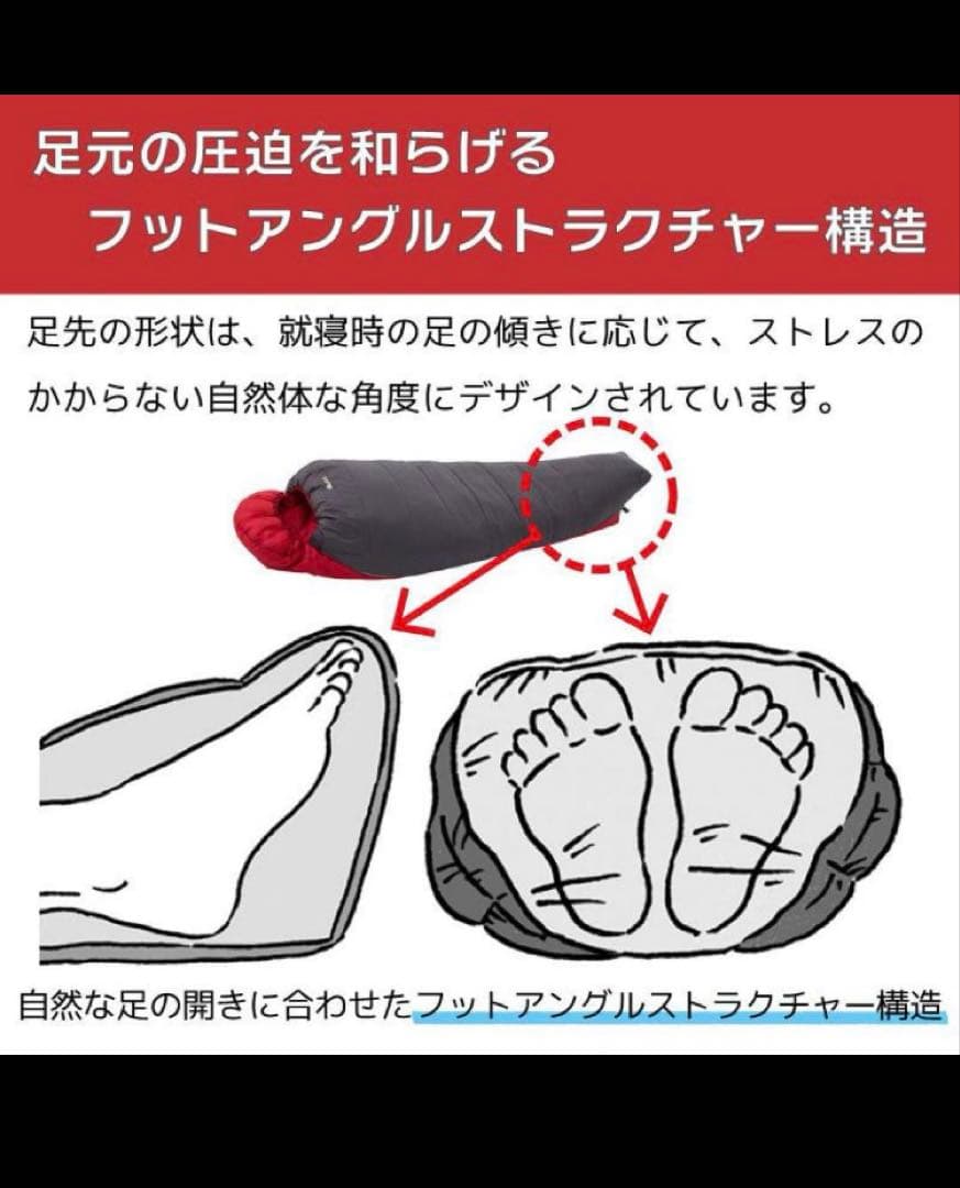 LOGOS ロゴス寝袋マミー型シュラフ -6℃対応 抗菌防臭 丸洗い