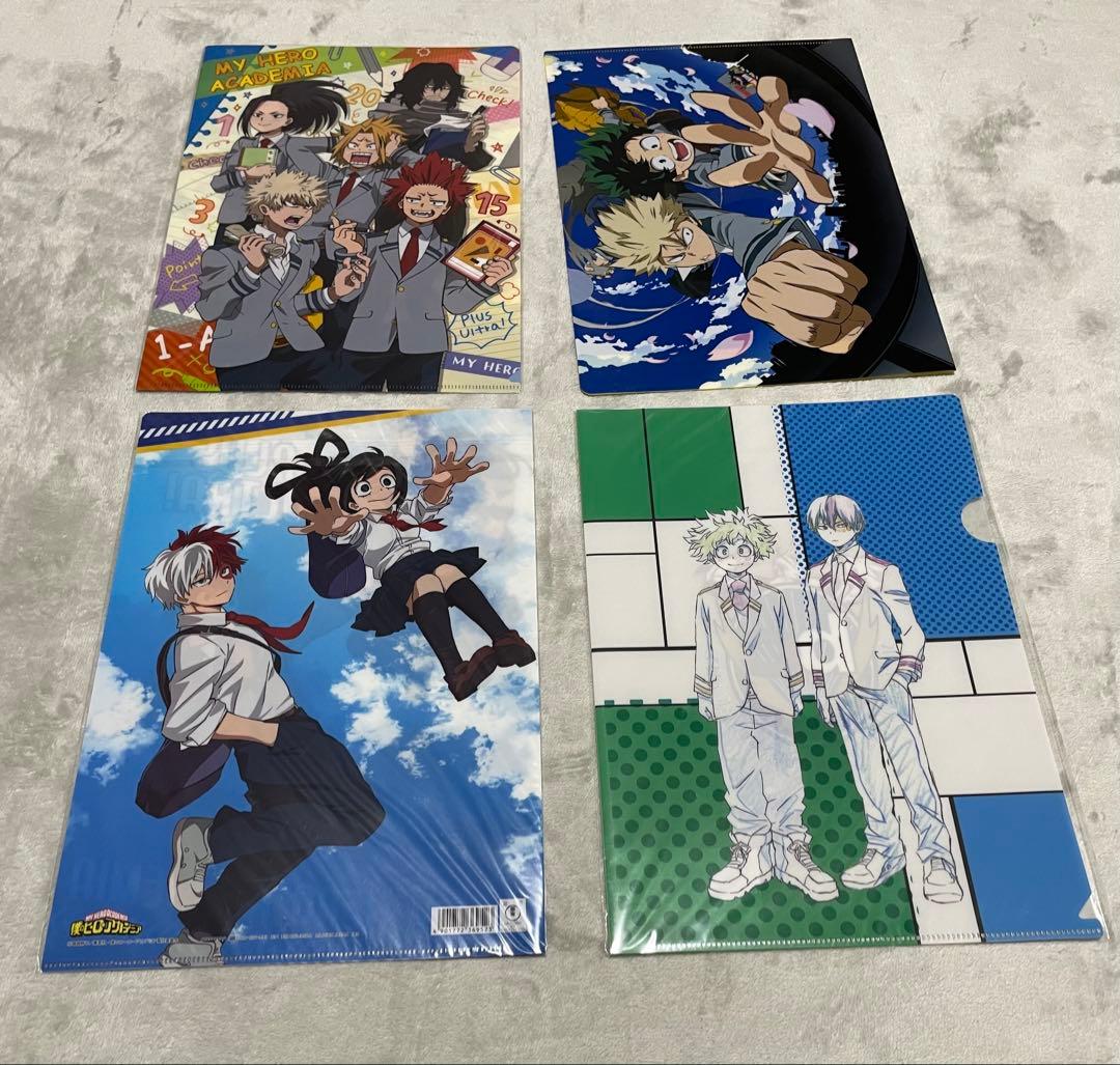 ヒロアカ　大量 クリアファイル　下敷　ポスター　タオル　原作　非売品　レア59点