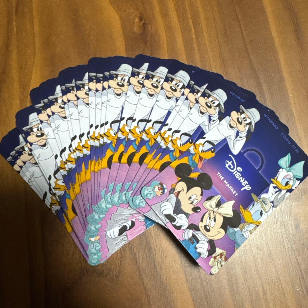 ディズニーザマーケット 2026 新宿伊勢丹 二層式カード 22枚セット