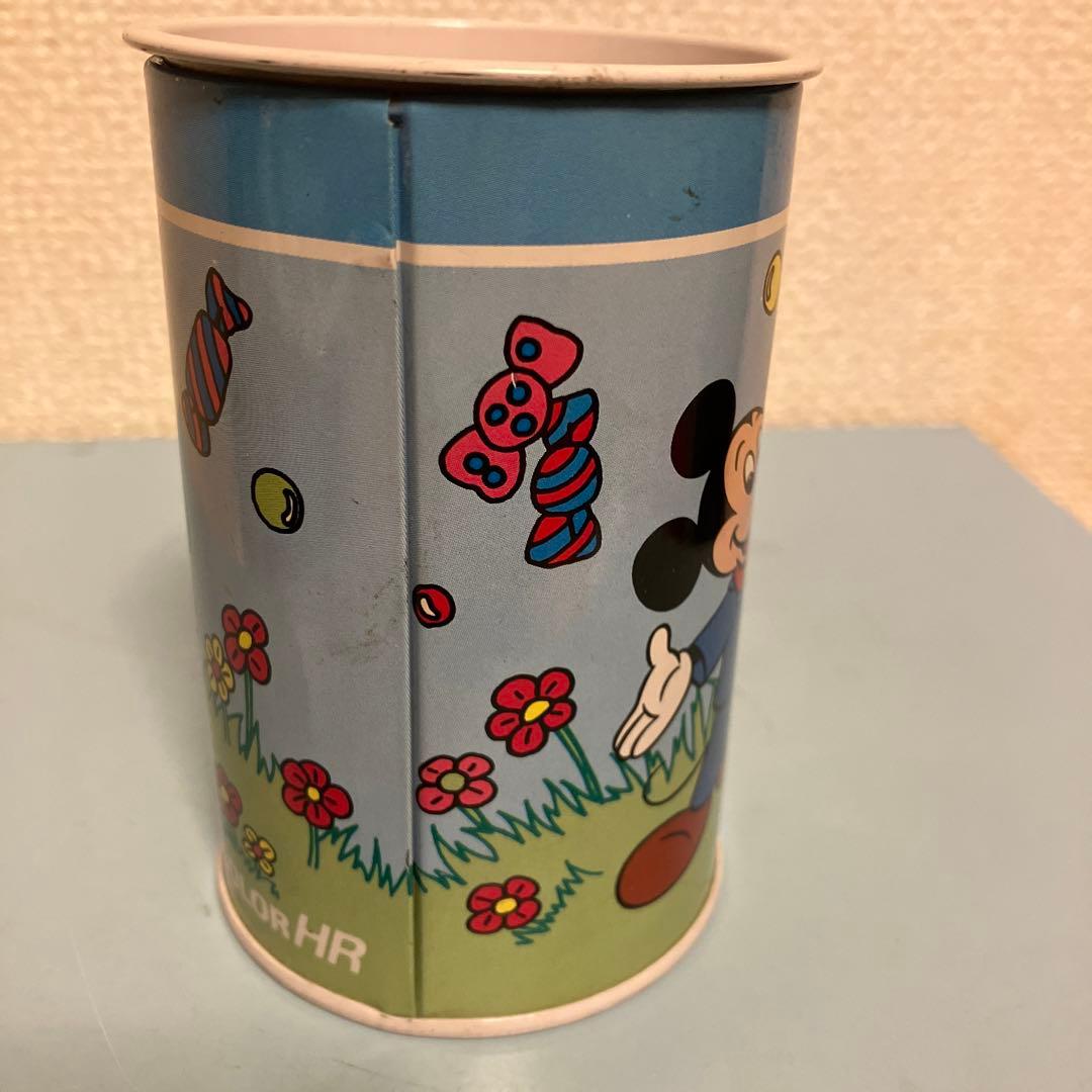 昭和レトロ ディズニー缶貯金箱 フジカラーHR 検索サクラカラー