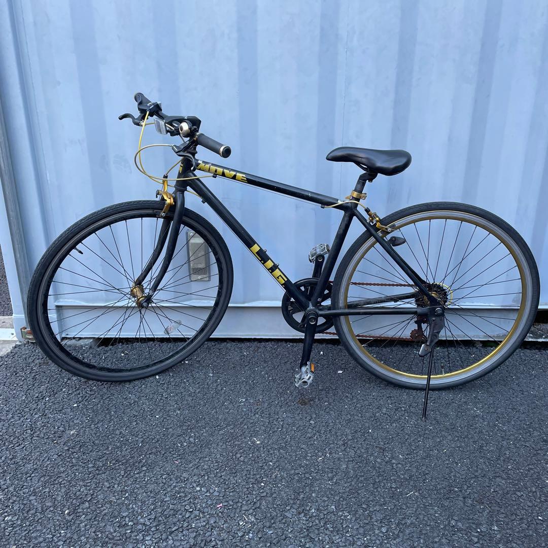 ☆LIG MOVE☆クロスバイク 黒/金 リグムーブ 自転車 通勤 通学 - メルカリ