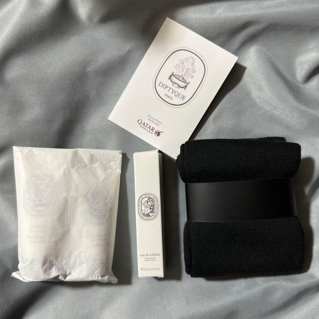 カタール航空アメニティセット ビジネスクラス DIPTYQUE ポーチ 未使用