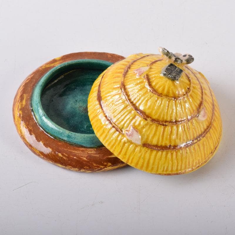 茶道具 後楽園 御庭焼 田中坡石作 編笠桜 香合 共箱 V 7254 - メルカリ