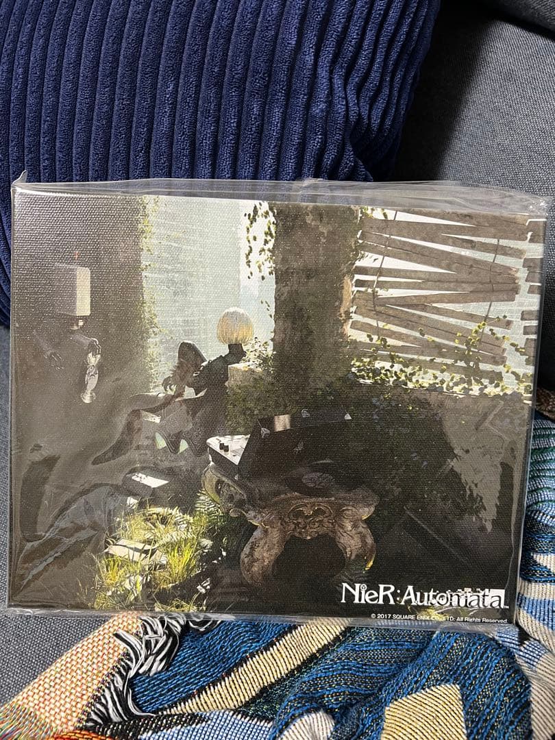 NieRAutomata ポータブルターンテーブル& F3サイズキャンバスアート