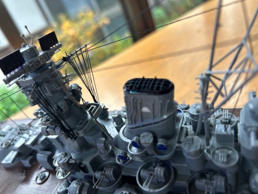 男たちの戦艦大和、1/350サイズ精密加工完成品。送料込みで販売します。