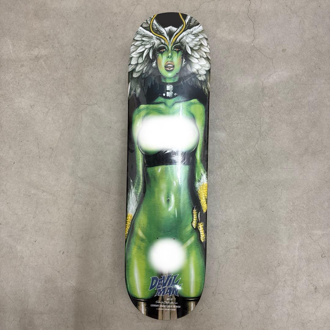 ロッキンジェリービーン×デビルマン　スケートボードデッキ　ブラック WORLD INDUSTRIES | デビルマンデッキ - 南国スケボーショップ砂辺