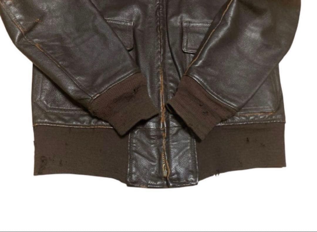 【80s】 U.S.NAVY G-1 フライトジャケット 38 実物