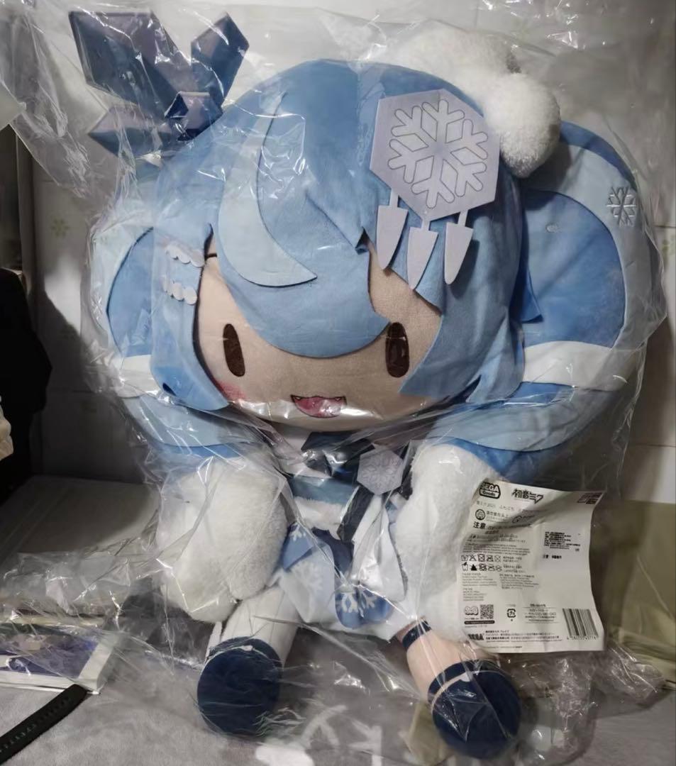 雪ミク2025 ふわぷち どでかジャンボぬいぐるみ 初音ミク